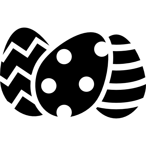 Three Easter Eggs free icon