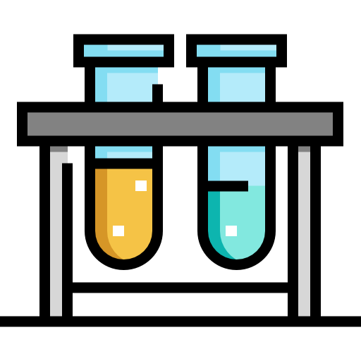 Test tubes Detailed Straight Lineal color icon