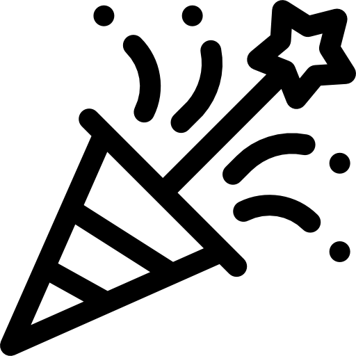 Конфетти бесплатно иконка