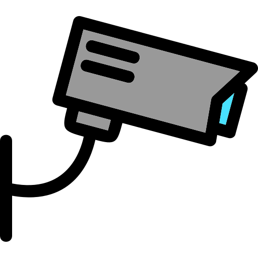 cámara de cctv icono gratis