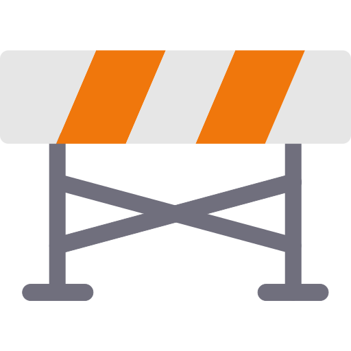 barrera icono gratis