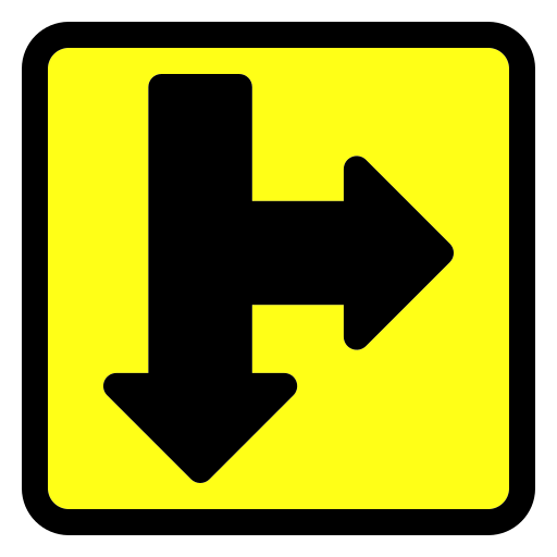 Two way free icon