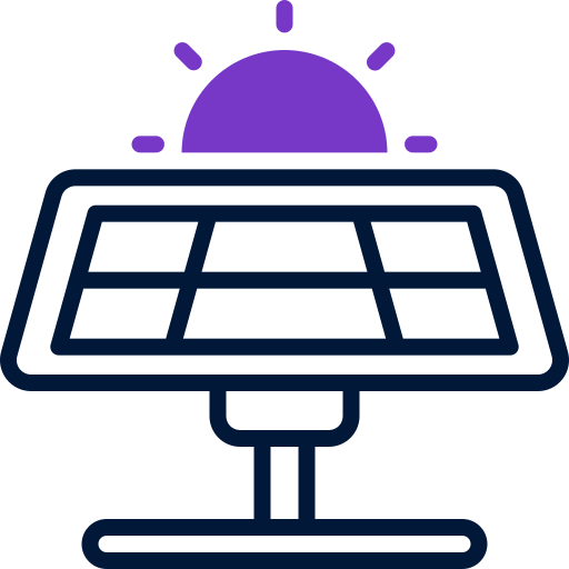 panel solar icono gratis