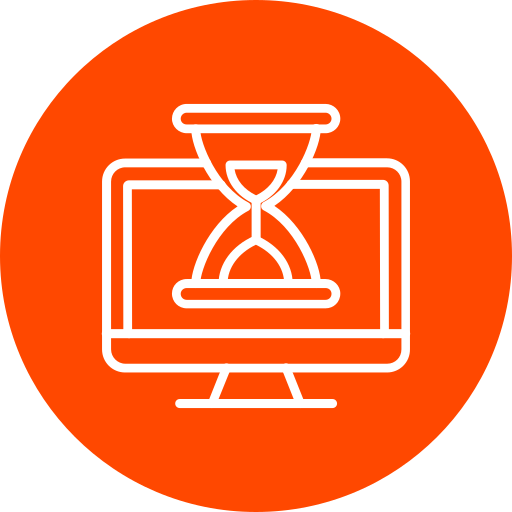 reloj de arena icono gratis