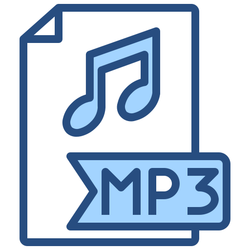 Mp3 Generic Blue icon