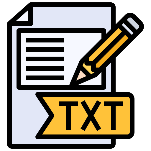 txt icono gratis