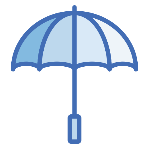 Umbrella Generic Blue icon