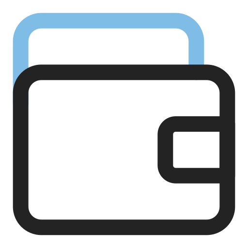 billetera icono gratis