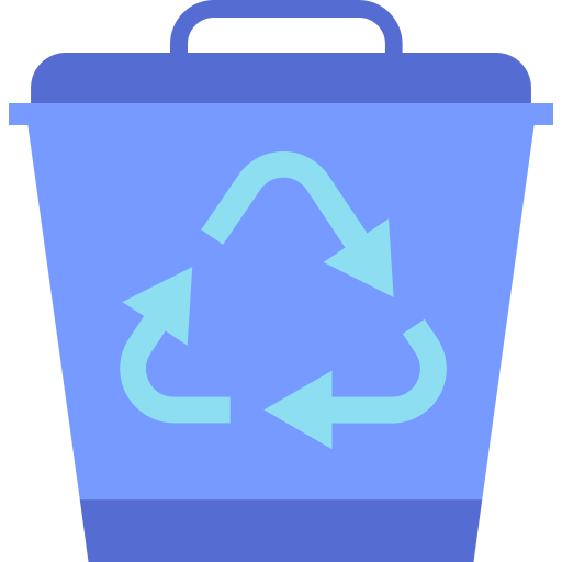 tacho de reciclaje icono gratis