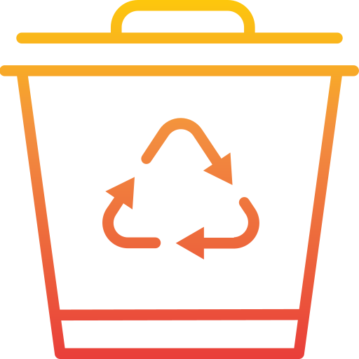 tacho de reciclaje icono gratis