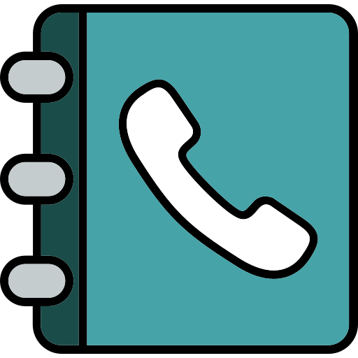 directorio telefónico icono gratis