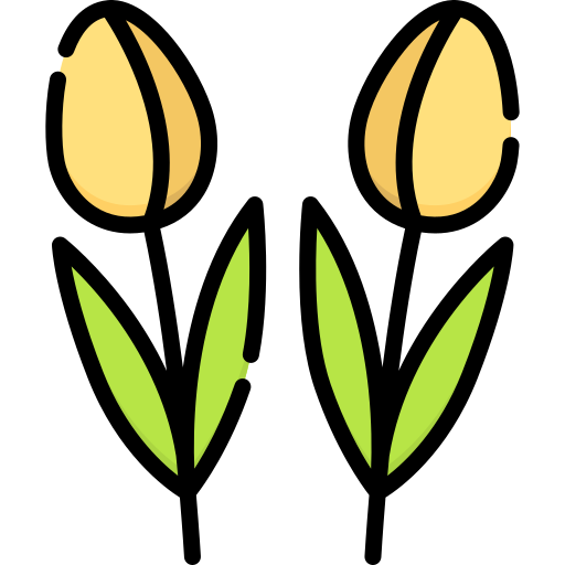 tulipes Icône gratuit tulipes Icône gratuit