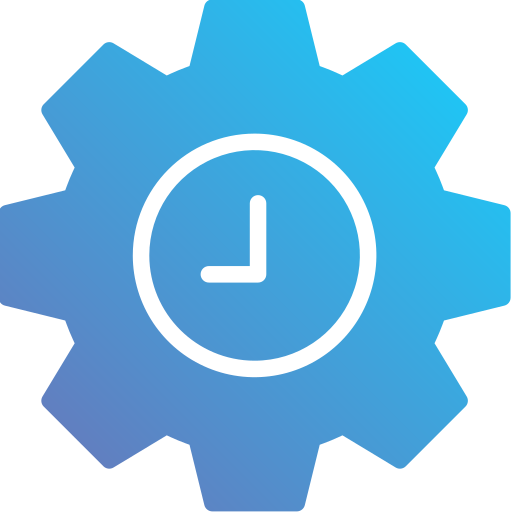 gestión del tiempo icono gratis