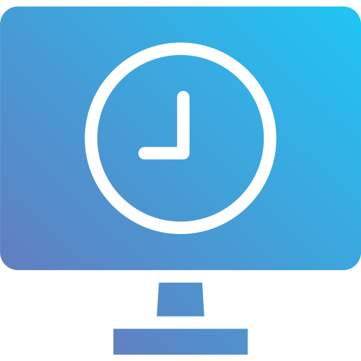 gestión del tiempo icono gratis