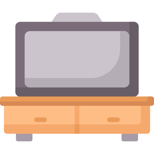 mesa de televisión icono gratis