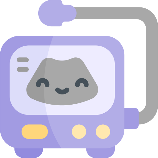 Ultrasound Kawaii Flat icon