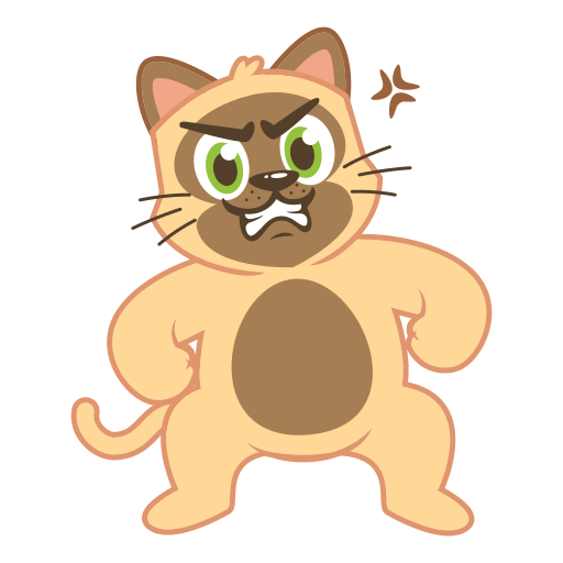 Angry free sticker Angry free sticker