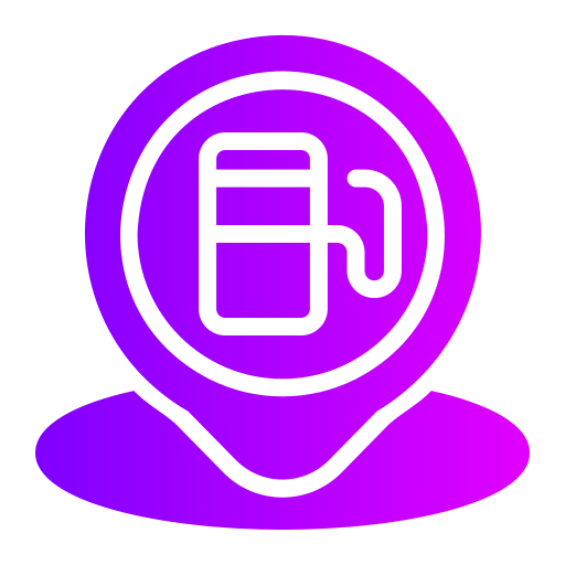 estación de petroleo icono gratis