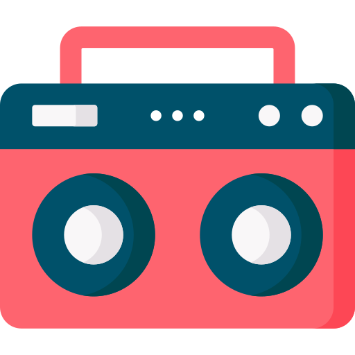 Boombox - Free electronics icons