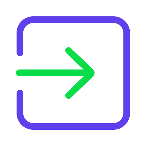 Export Generic Outline Color Icon