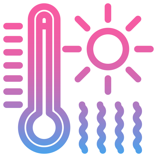 ola de calor icono gratis