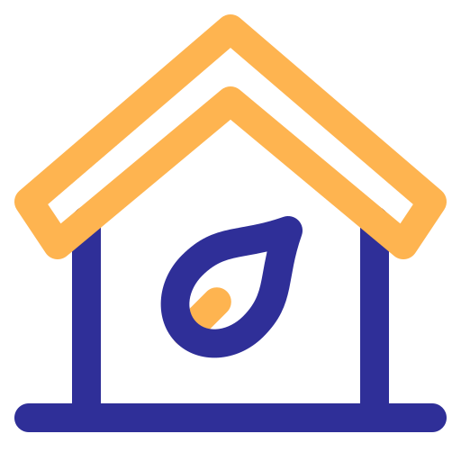 casa ecológica icono gratis