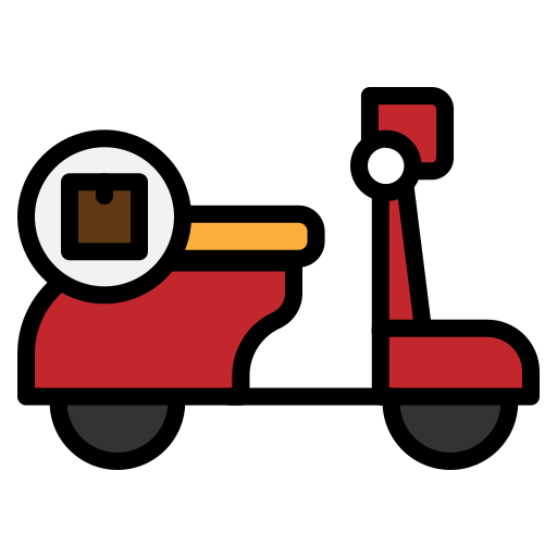 bicicleta de reparto icono gratis