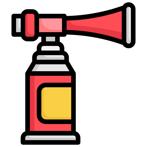 Air horn Generic Outline Color icon