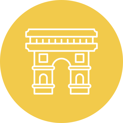 arco del triunfo icono gratis