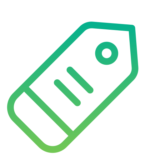 etiqueta icono gratis