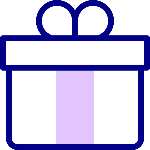 caja de regalo icono gratis