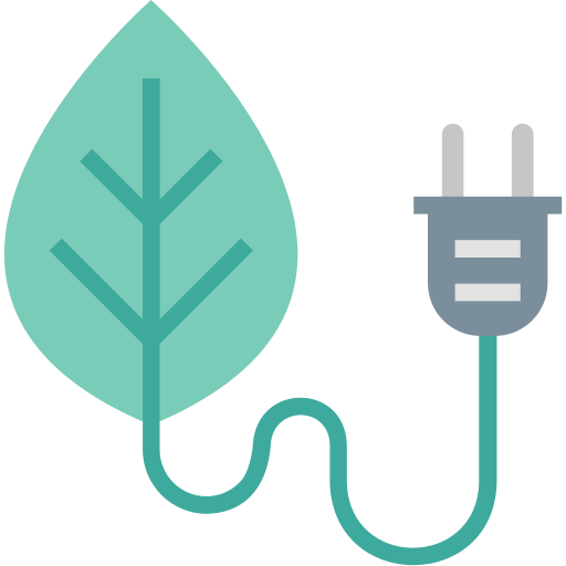 poder verde icono gratis