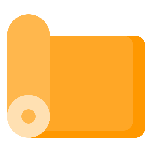 Yoga mat free icon