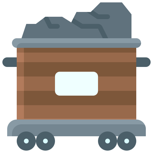 tren de carga icono gratis