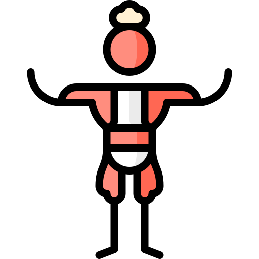 Strength Puppet Characters Lineal Color icon