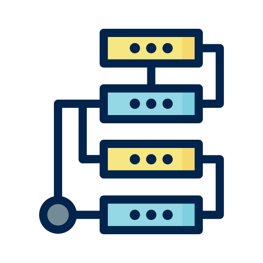 diagrama de flujo icono gratis