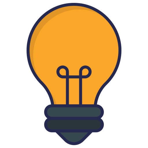 Light bulb Generic Outline Color icon