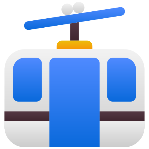 bonde, bondinho grátis ícone