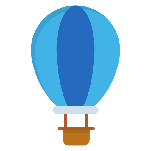 Hot air balloon Generic Flat icon