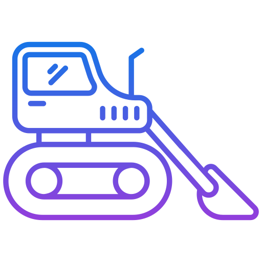 excavadora icono gratis