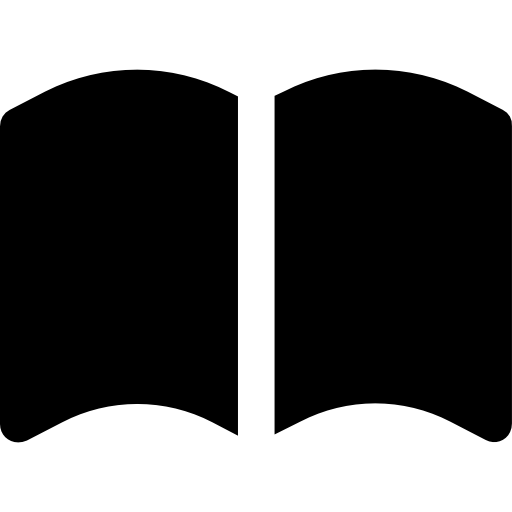 libro abierto icono gratis