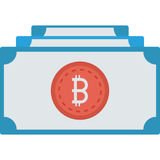 Bitcoin Dinosoft Flat icon