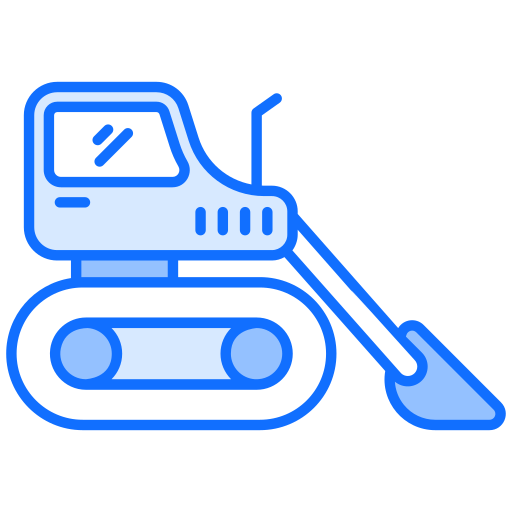 excavadora icono gratis