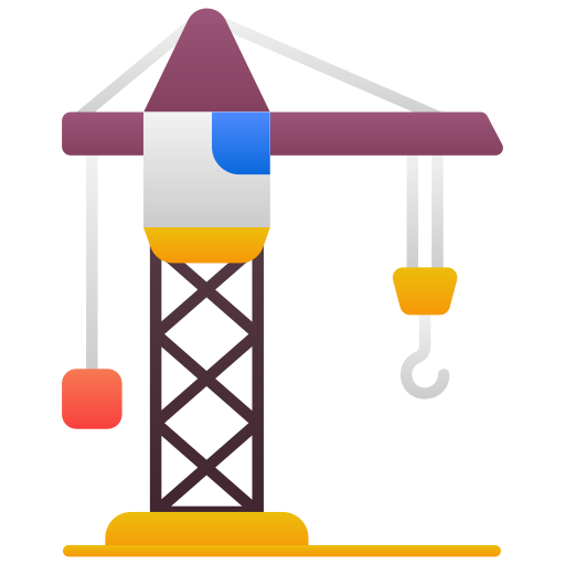 grúa torre icono gratis