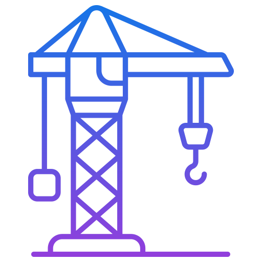 grúa torre icono gratis