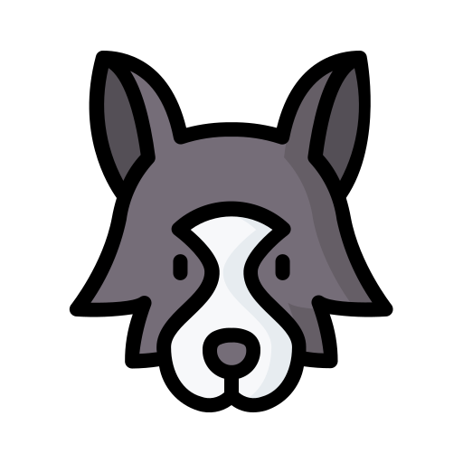 Wolf Generic Outline Color icon