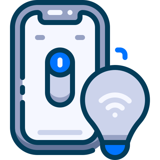 Smart Bulb Generic Blue Icon