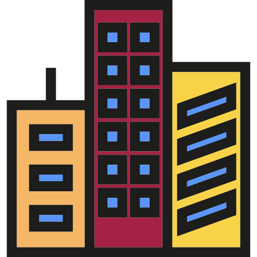 City Generic Outline Color icon