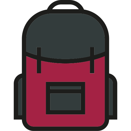 mochila icono gratis