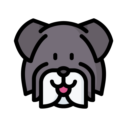 schnauzer miniatura icono gratis